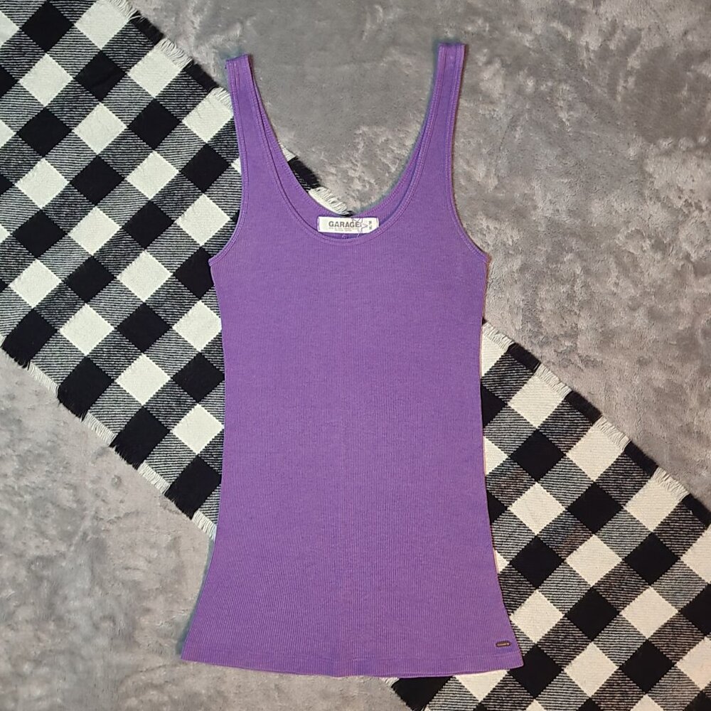 $1 | M | Garage | Pima Ribbed Tank Top